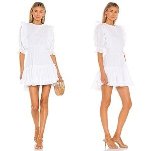 NWT Misa Los Angeles Doutzen dress in white